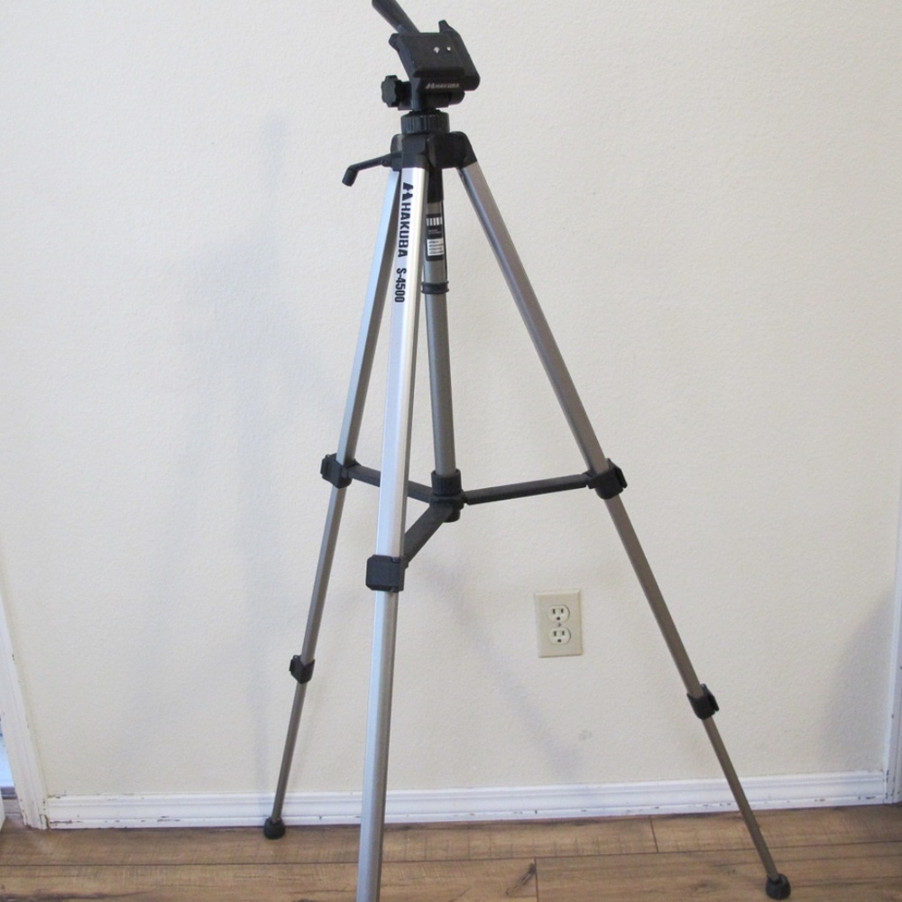 Hakuba S-4500 3-Section Tripod Strong Stable